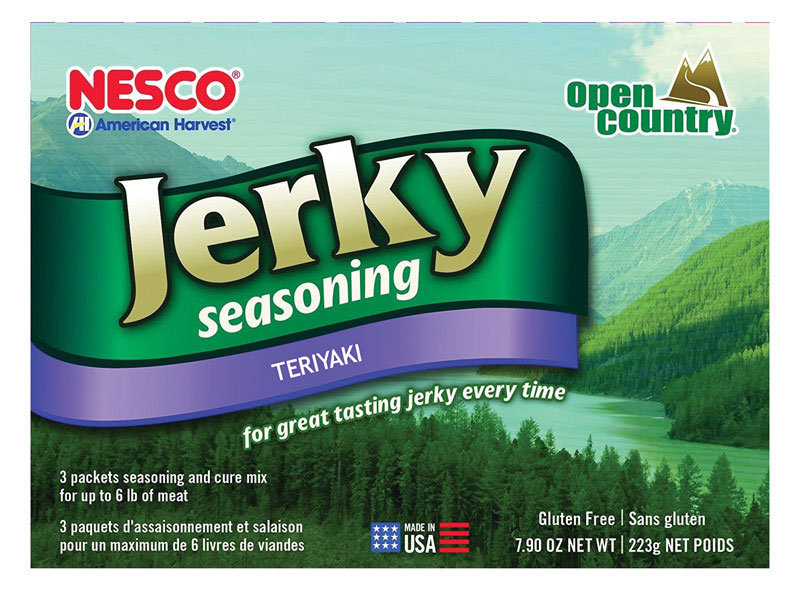 Nesco American Harvest Open Country Teriyaki Jerky Seasoning/Cure Mix